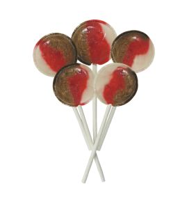 Cherry Cola 5 Lollies Per Bag