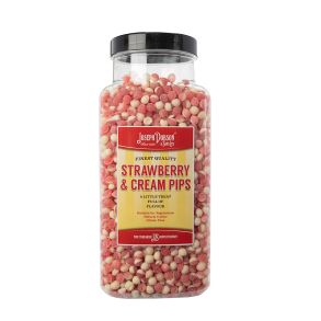 Strawberry & Cream Pips 2.72kg Large Jar